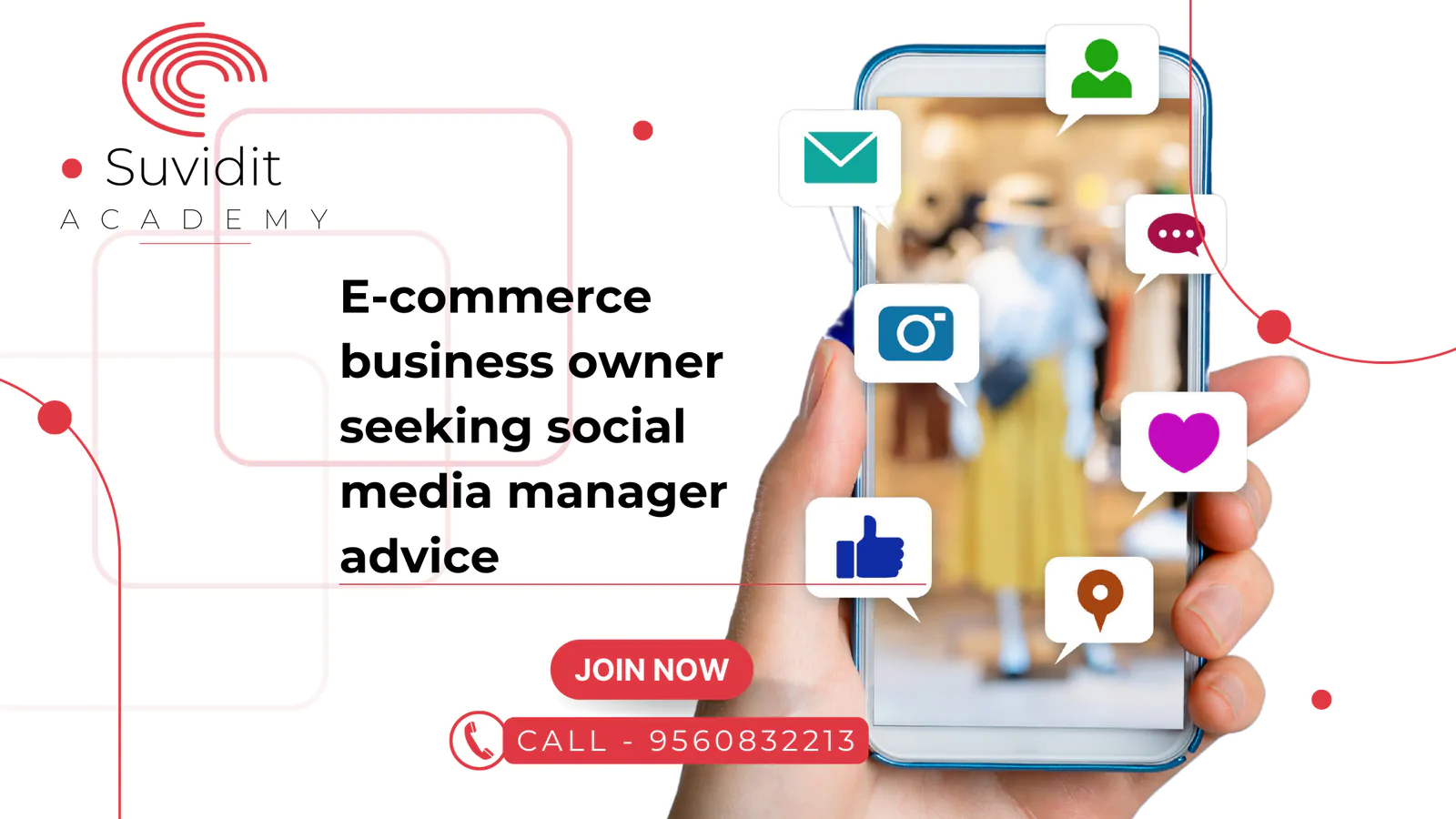 E-commerce business owner seeking social media manager advice