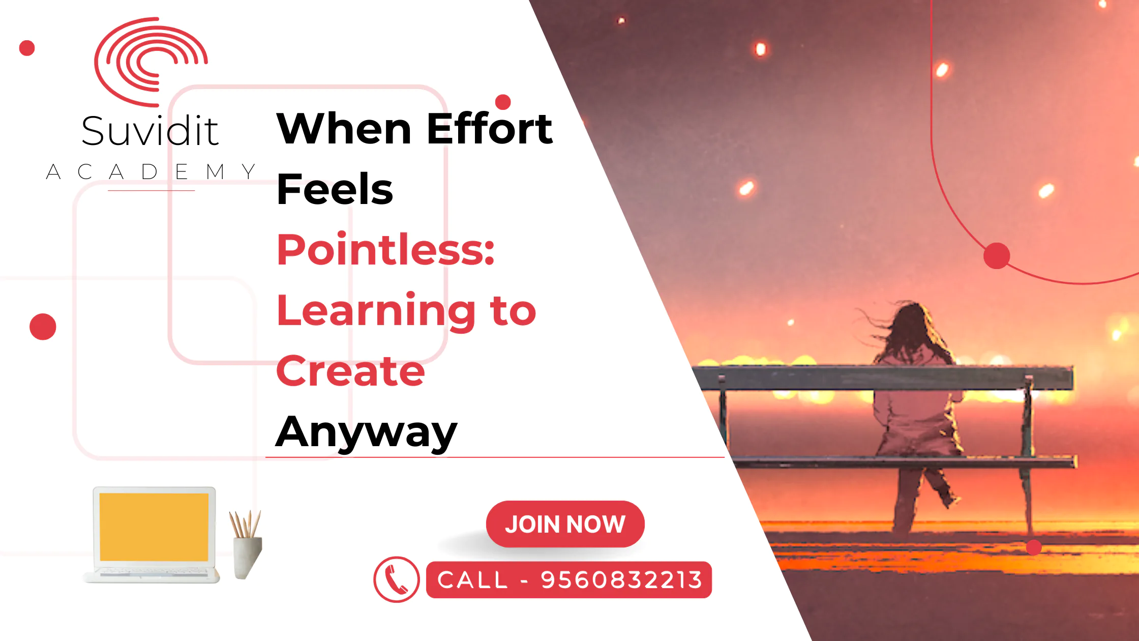 When Effort Feels Pointless: Learning to Create Anyway